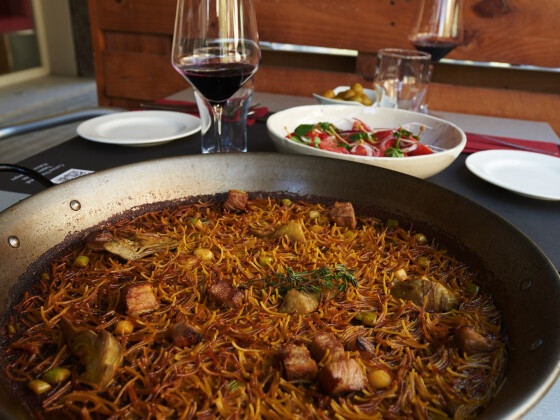 Los arroces en paella